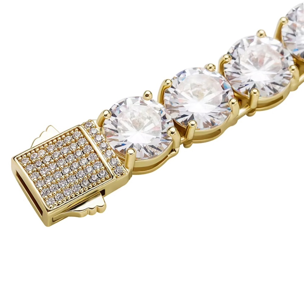 18k 72ct Tennis Bracelet - Picture 5 of 14